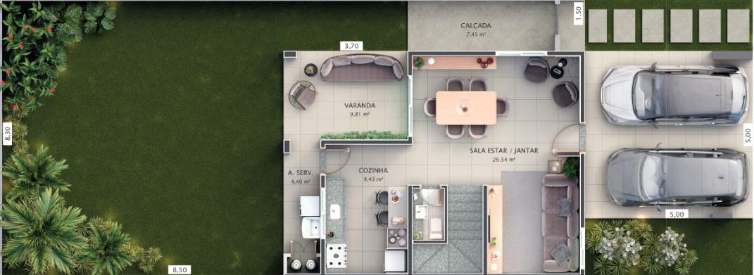 Casa de Condomínio, 3 quartos - Foto 44